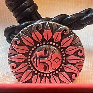 James Avery retired leather you are my sunshine bracelet